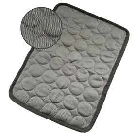 Dog Cooling Mat Summer Pets Cold Bed Extra Large For Small Big Dogs Pet Accessories Cat Durable Blanket Sofa Cat Ice Pad Blanket Pet Products (Option: Dark Gray-S50*40cm)